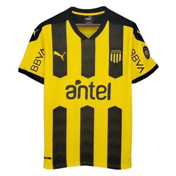 Tailandia Camiseta Penarol 1ª 2021 2022 Negro Amarillo